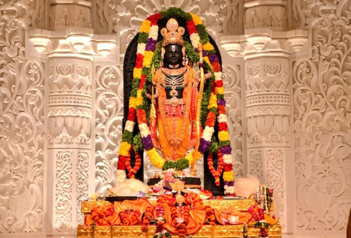 Namal Rajapaksa Visits Ayodhya Ram Mandir - 1